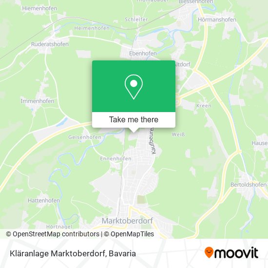 Kläranlage Marktoberdorf map