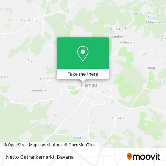 Netto Getränkemarkt map