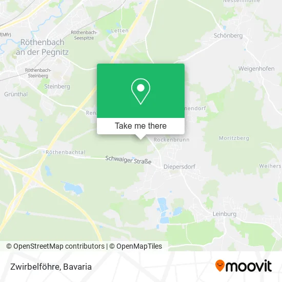 Карта Zwirbelföhre