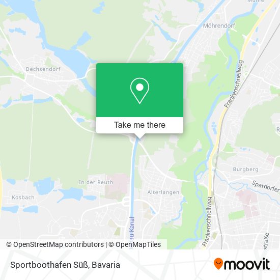 Sportboothafen Süß map