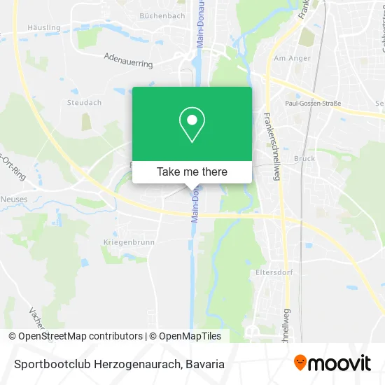 Карта Sportbootclub Herzogenaurach