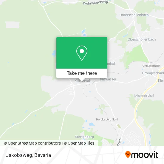 Карта Jakobsweg