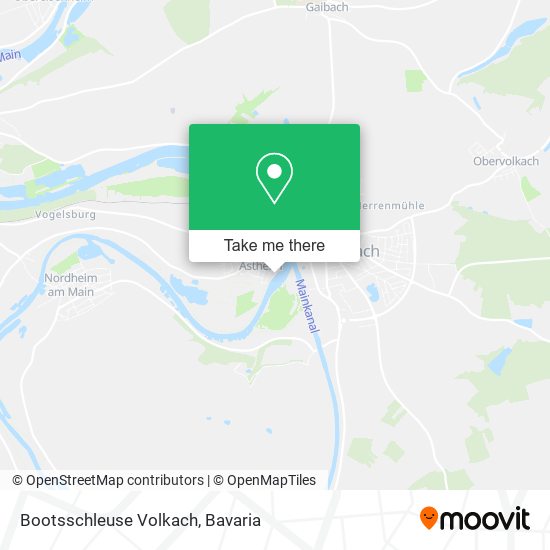 Bootsschleuse Volkach map