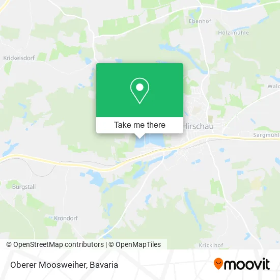 Карта Oberer Moosweiher