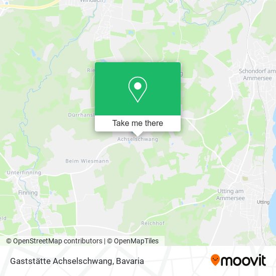 Gaststätte Achselschwang map