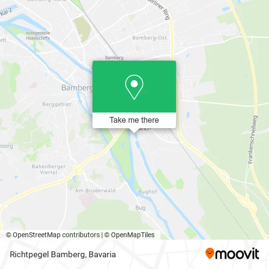 Карта Richtpegel Bamberg
