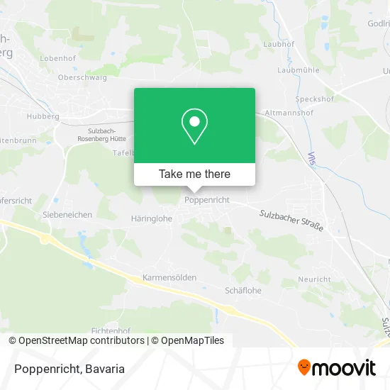 Карта Poppenricht