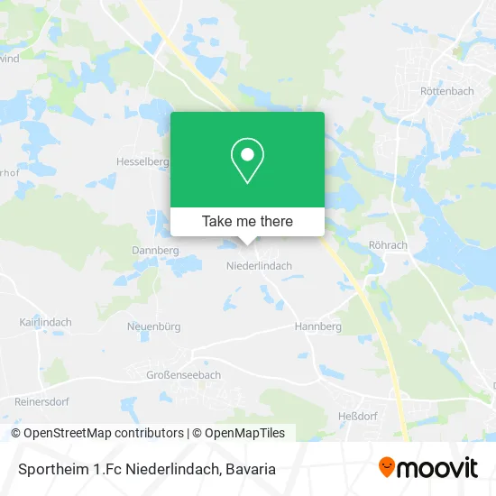 Карта Sportheim 1.Fc Niederlindach