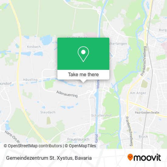Gemeindezentrum St. Xystus map