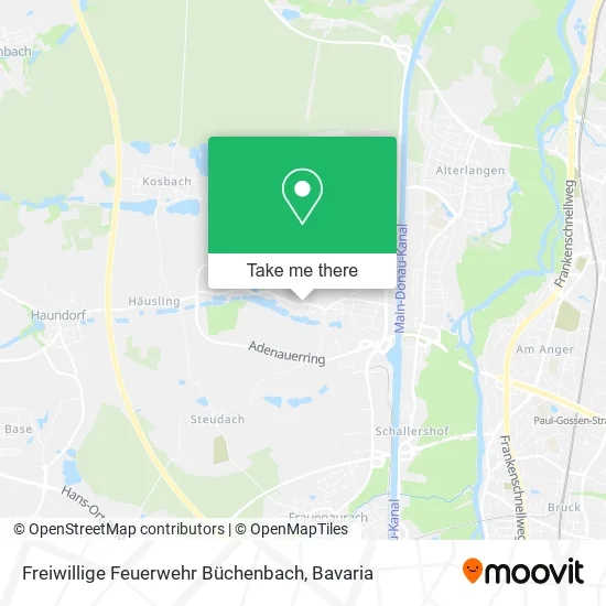 Карта Freiwillige Feuerwehr Büchenbach