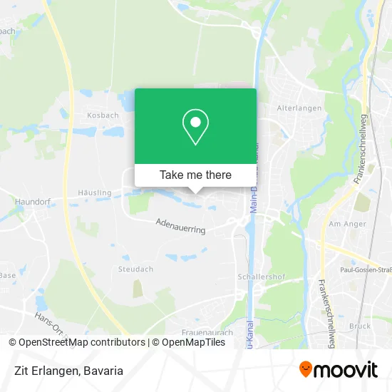 Карта Zit Erlangen