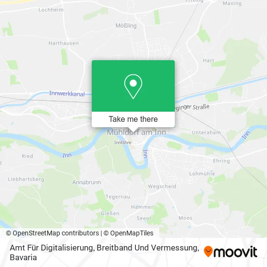 Карта Amt Für Digitalisierung, Breitband Und Vermessung