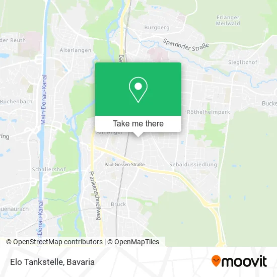 Карта Elo Tankstelle
