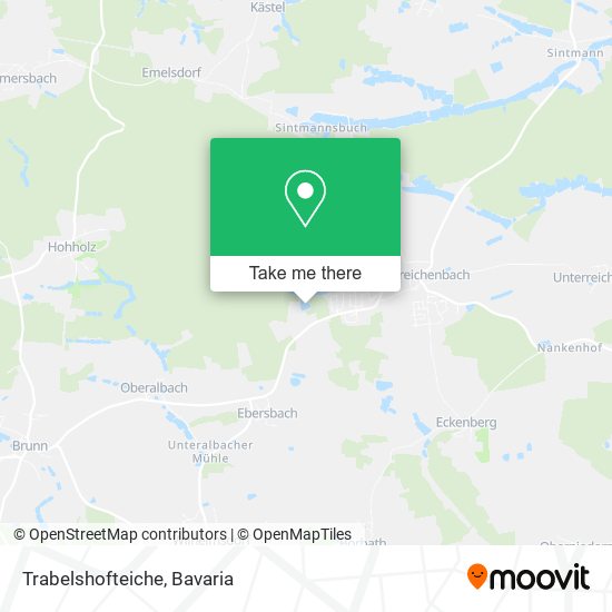 Карта Trabelshofteiche