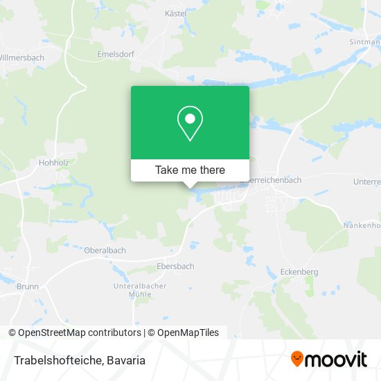 Карта Trabelshofteiche