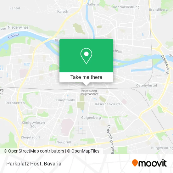 Карта Parkplatz Post