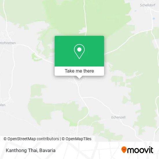 Карта Kanthong Thai