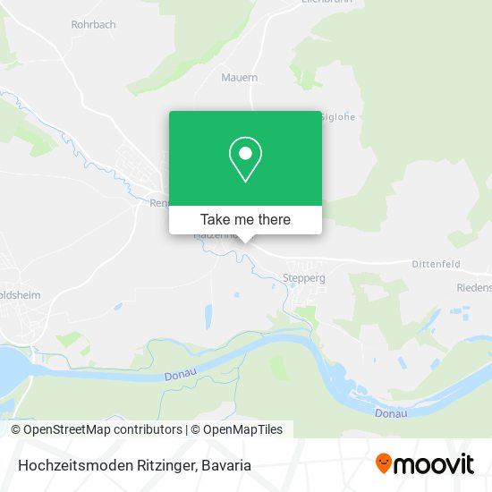 Hochzeitsmoden Ritzinger map