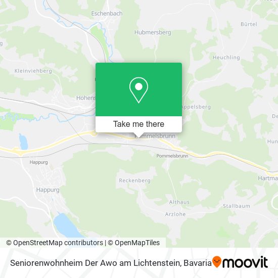 Seniorenwohnheim Der Awo am Lichtenstein map