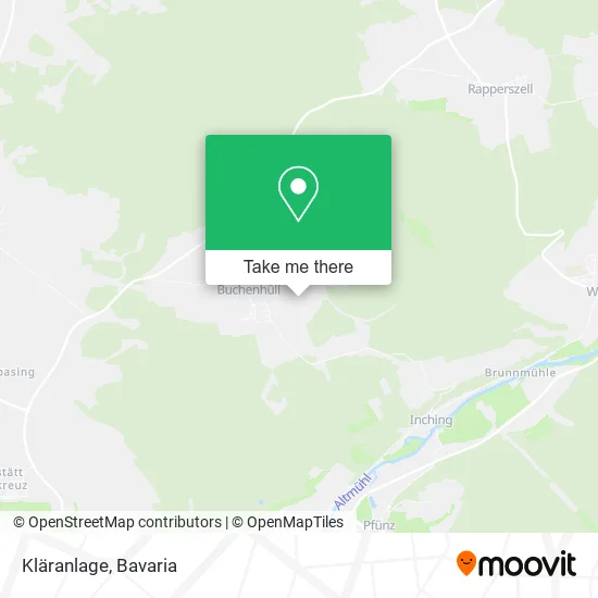 Карта Kläranlage