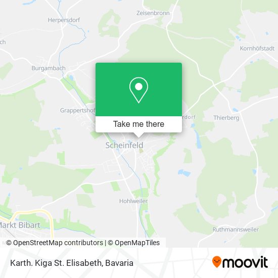 Karth. Kiga St. Elisabeth map