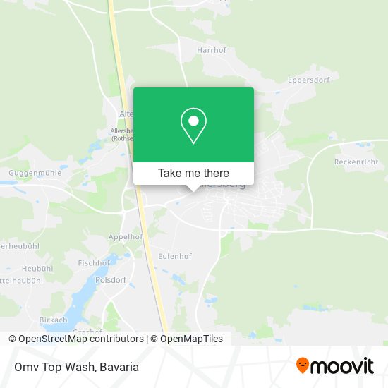 Omv Top Wash map