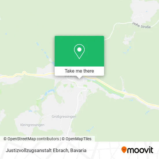 Карта Justizvollzugsanstalt Ebrach