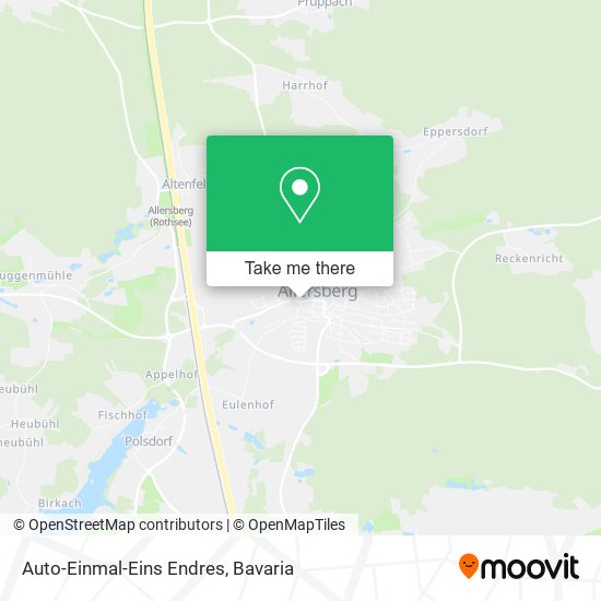Auto-Einmal-Eins Endres map