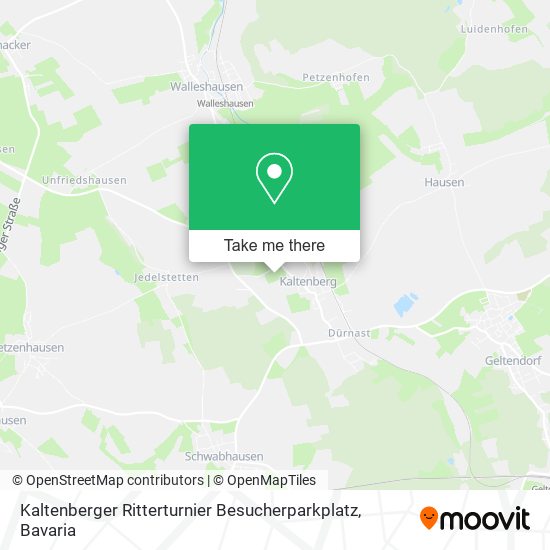 Kaltenberger Ritterturnier Besucherparkplatz map