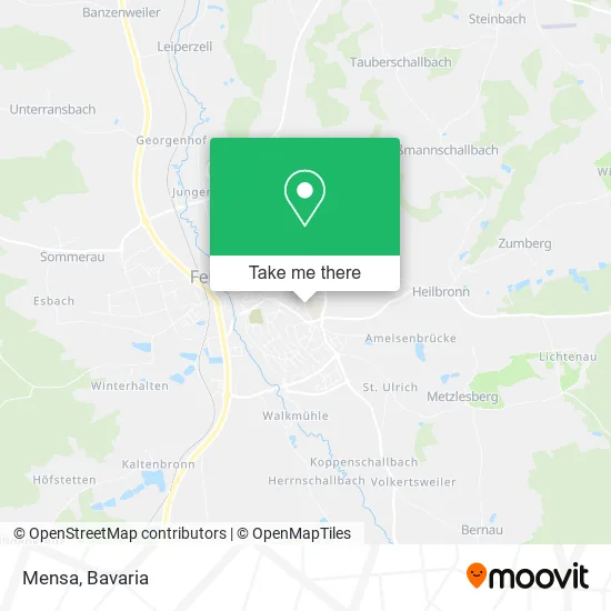 Карта Mensa