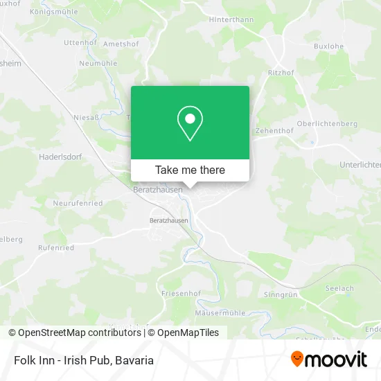Карта Folk Inn - Irish Pub