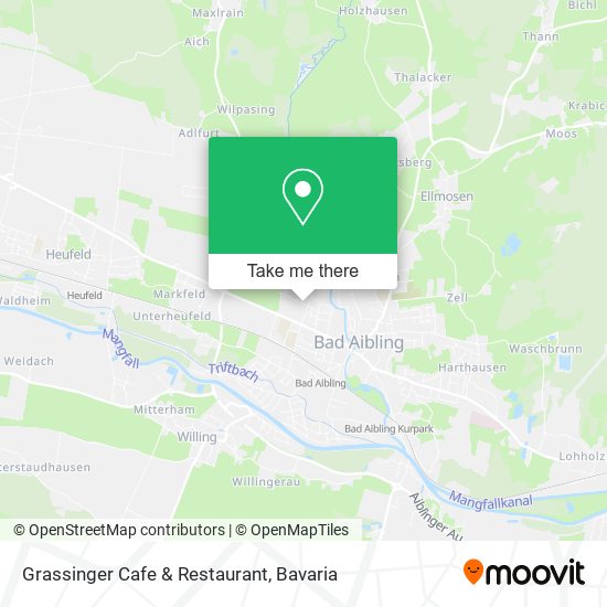 Карта Grassinger Cafe & Restaurant