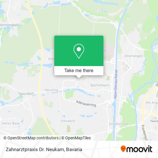 Zahnarztpraxis Dr. Neukam map