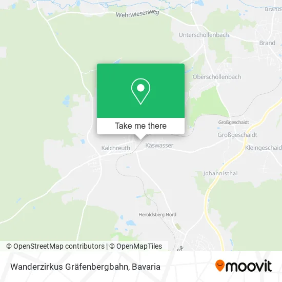 Карта Wanderzirkus Gräfenbergbahn