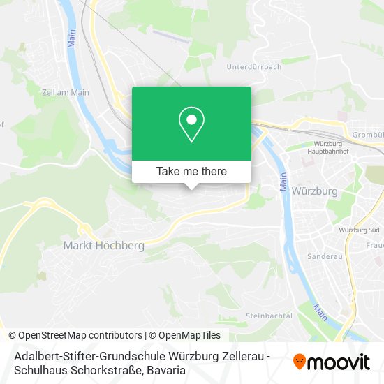 Adalbert-Stifter-Grundschule Würzburg Zellerau - Schulhaus Schorkstraße map
