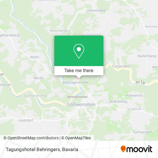 Tagungshotel Behringers map