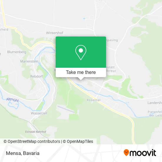 Карта Mensa