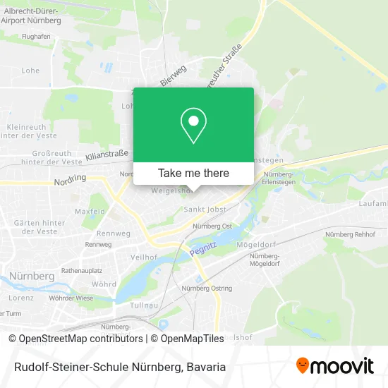 Rudolf-Steiner-Schule Nürnberg map
