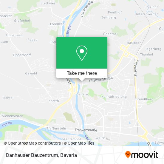 Danhauser Bauzentrum map