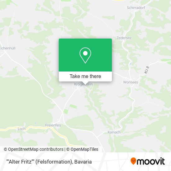 ""Alter Fritz"" (Felsformation) map