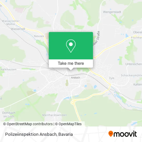 Карта Polizeiinspektion Ansbach
