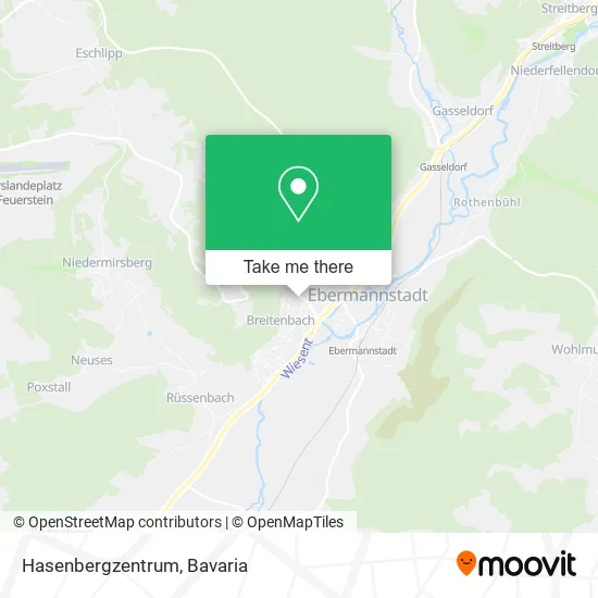 Карта Hasenbergzentrum