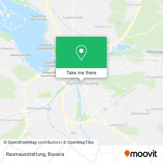 Карта Raumausstattung