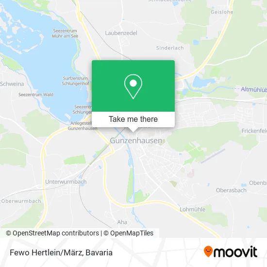 Карта Fewo Hertlein/März