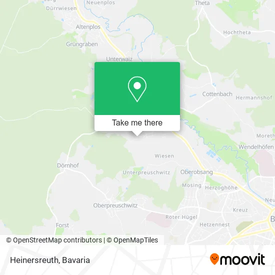 Карта Heinersreuth