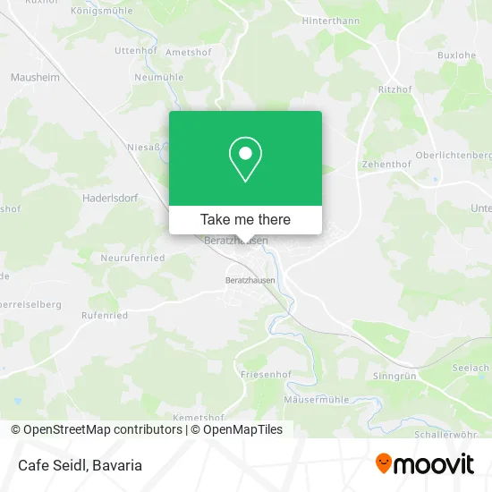 Карта Cafe Seidl