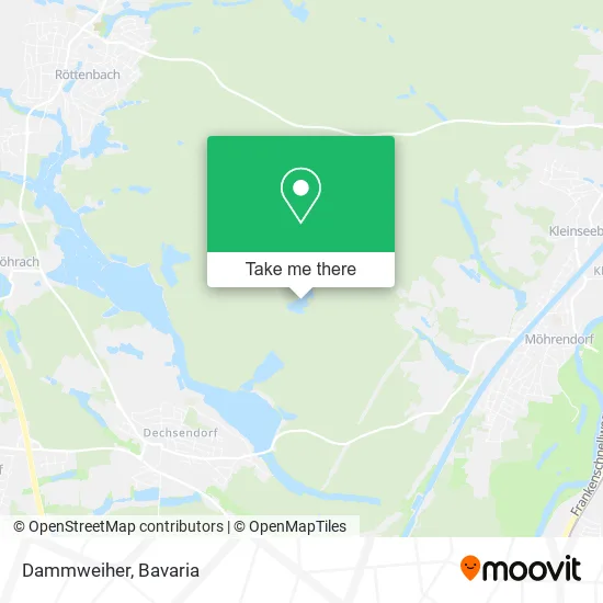 Карта Dammweiher