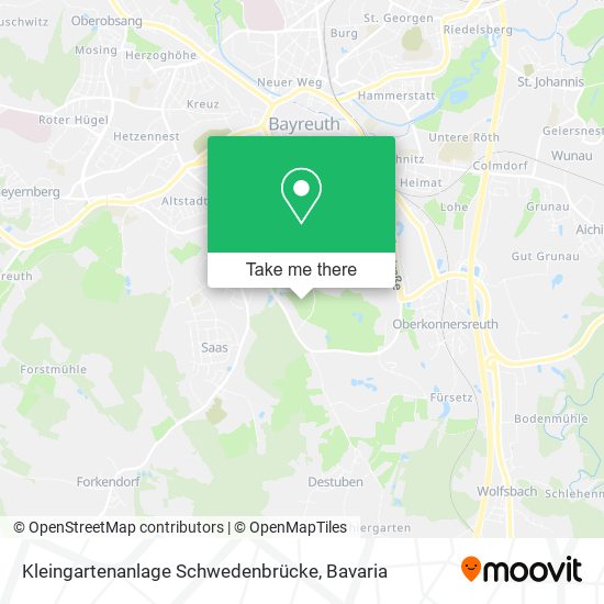Kleingartenanlage Schwedenbrücke map