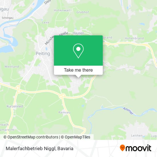 Malerfachbetrieb Niggl map