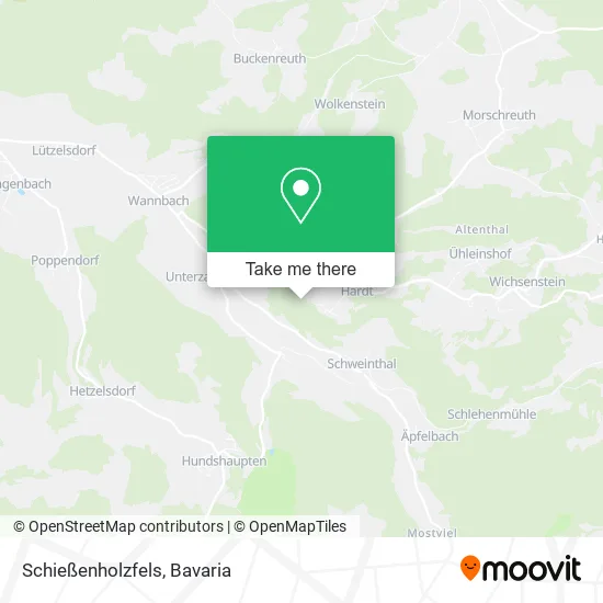 Карта Schießenholzfels